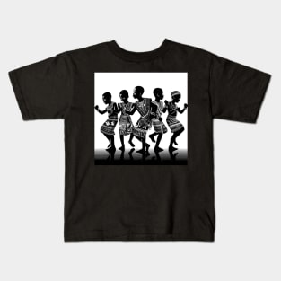 Afrocentric Kids Dancing Kids T-Shirt